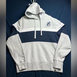 Men's '47 Heather Gray Dallas Cowboys Warren Pullover Hoodie Sz Large